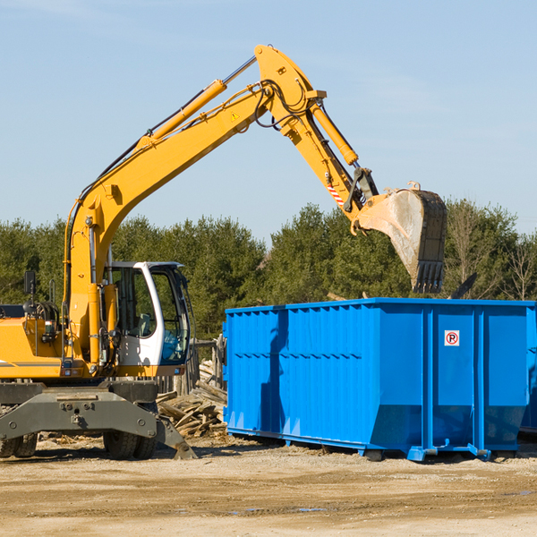 what kind of customer support is available for residential dumpster rentals in Fairmont